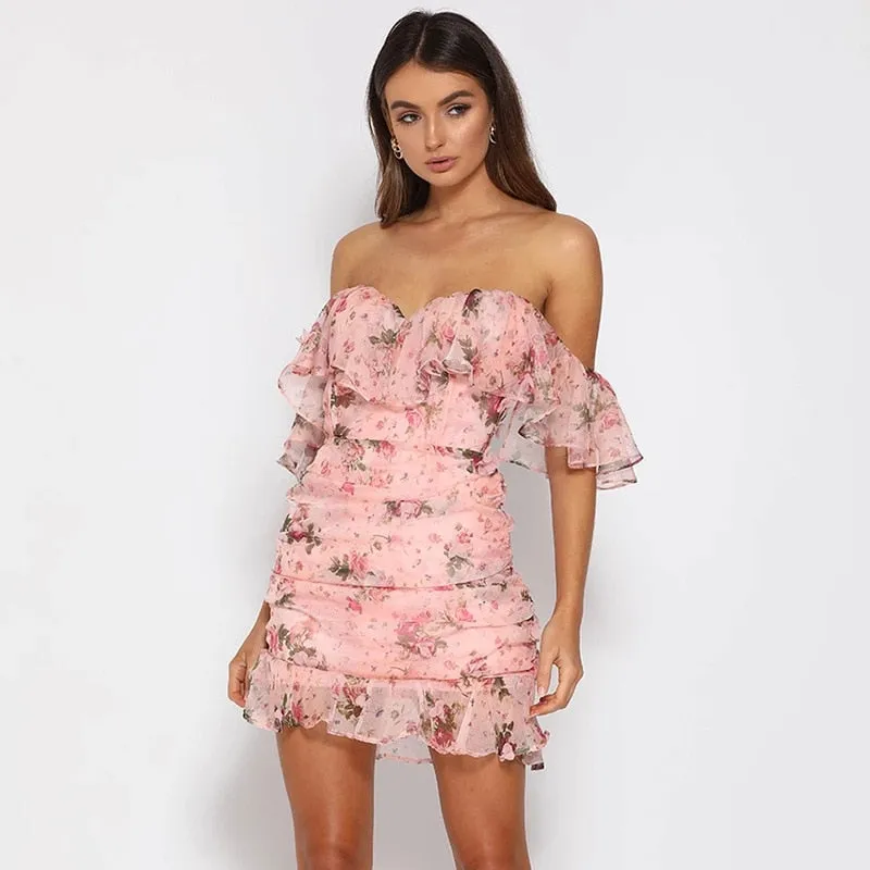 Ruffles Dress Elegant Sex