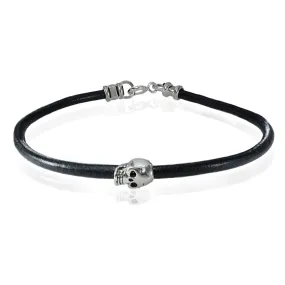 Skull Bracelet - Leather bracelet for Men