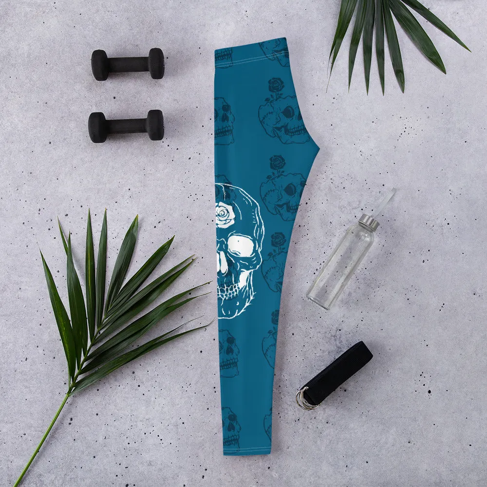 Skull Rose Hidden Leggings