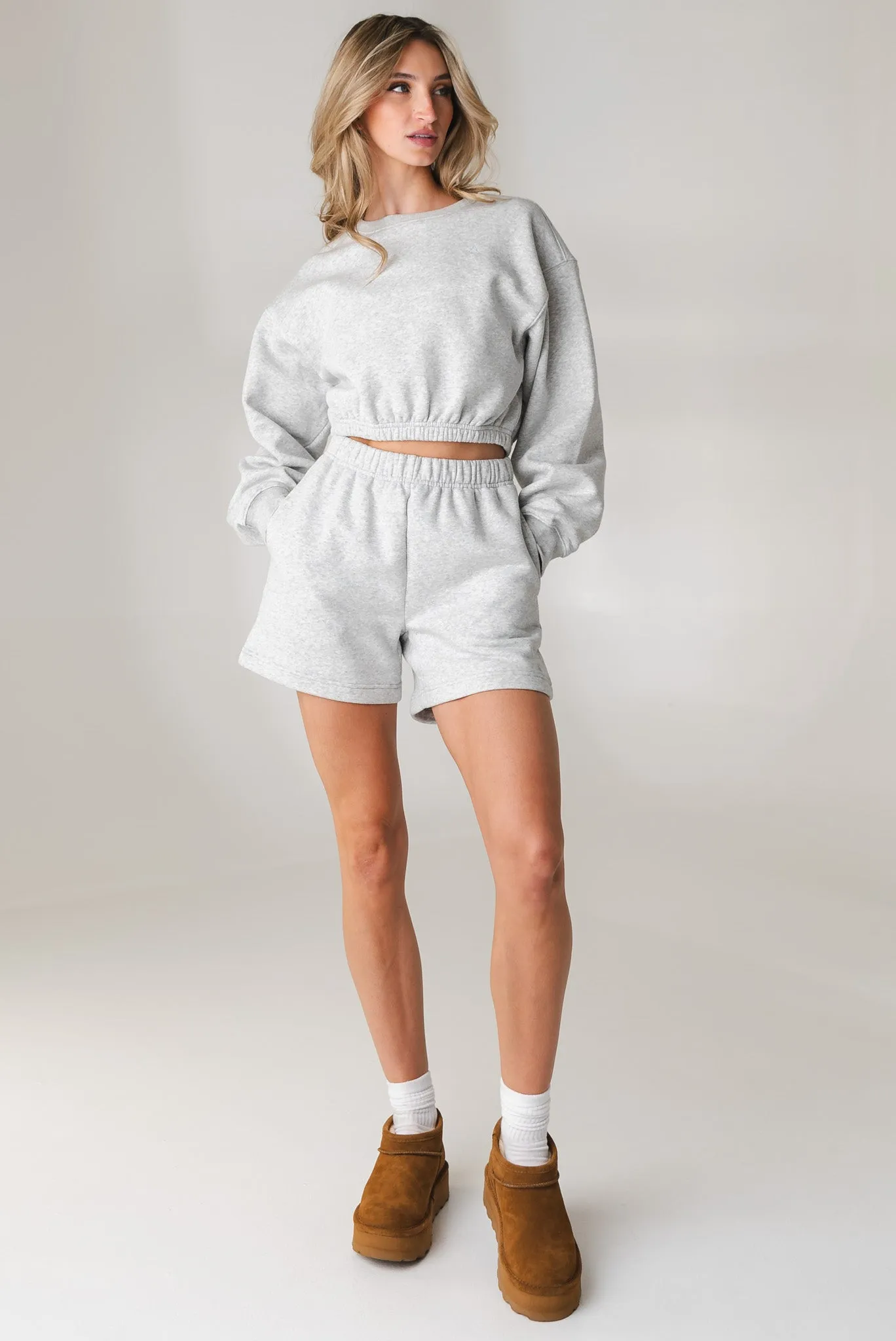 Vitality Cozy Crop Crew - Stone Marl