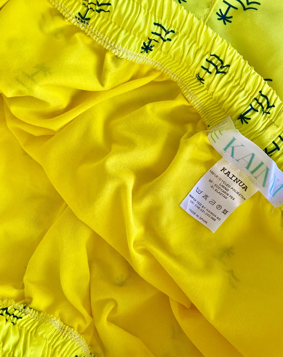 Wave Swimshorts yellow - Men