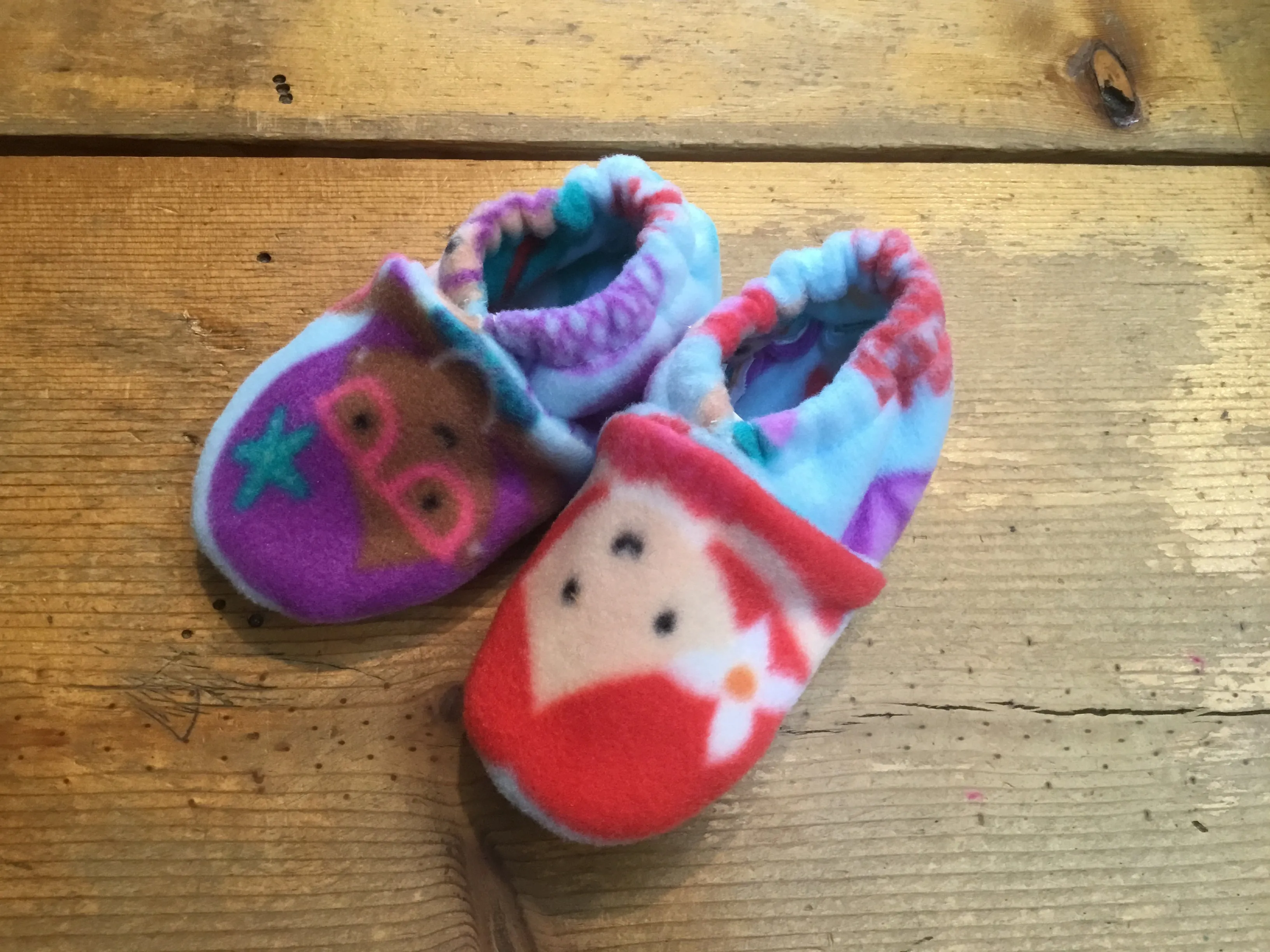 Wolfe Fleece Baby Booties