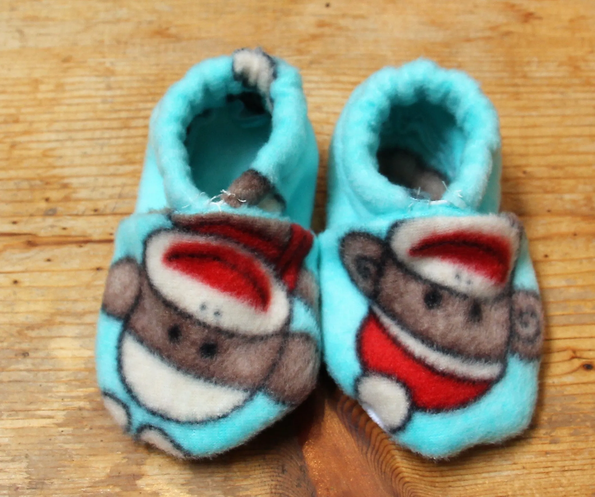 Wolfe Fleece Baby Booties