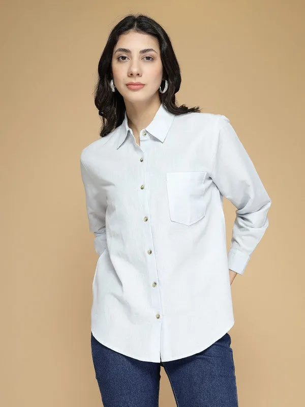 Women Linen Premium Casual Wear Shirt