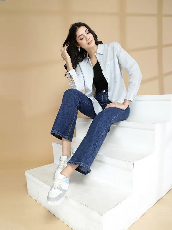 Women Linen Premium Casual Wear Shirt