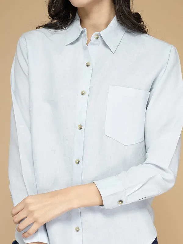 Women Linen Premium Casual Wear Shirt