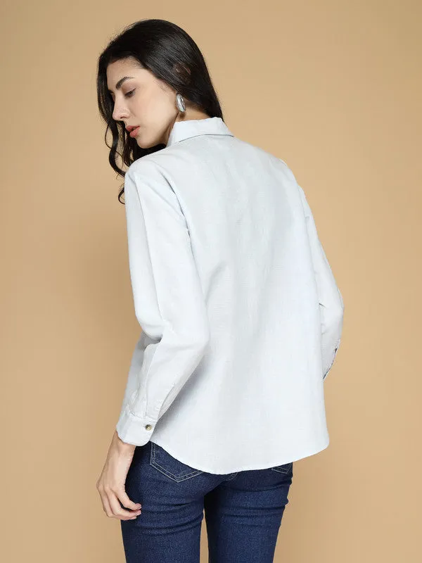 Women Linen Premium Casual Wear Shirt