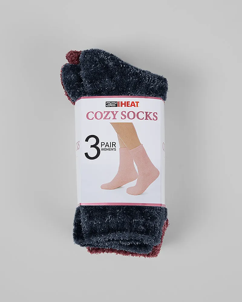 WOMEN'S 3-PACK COZY LOUNGE SOCKS