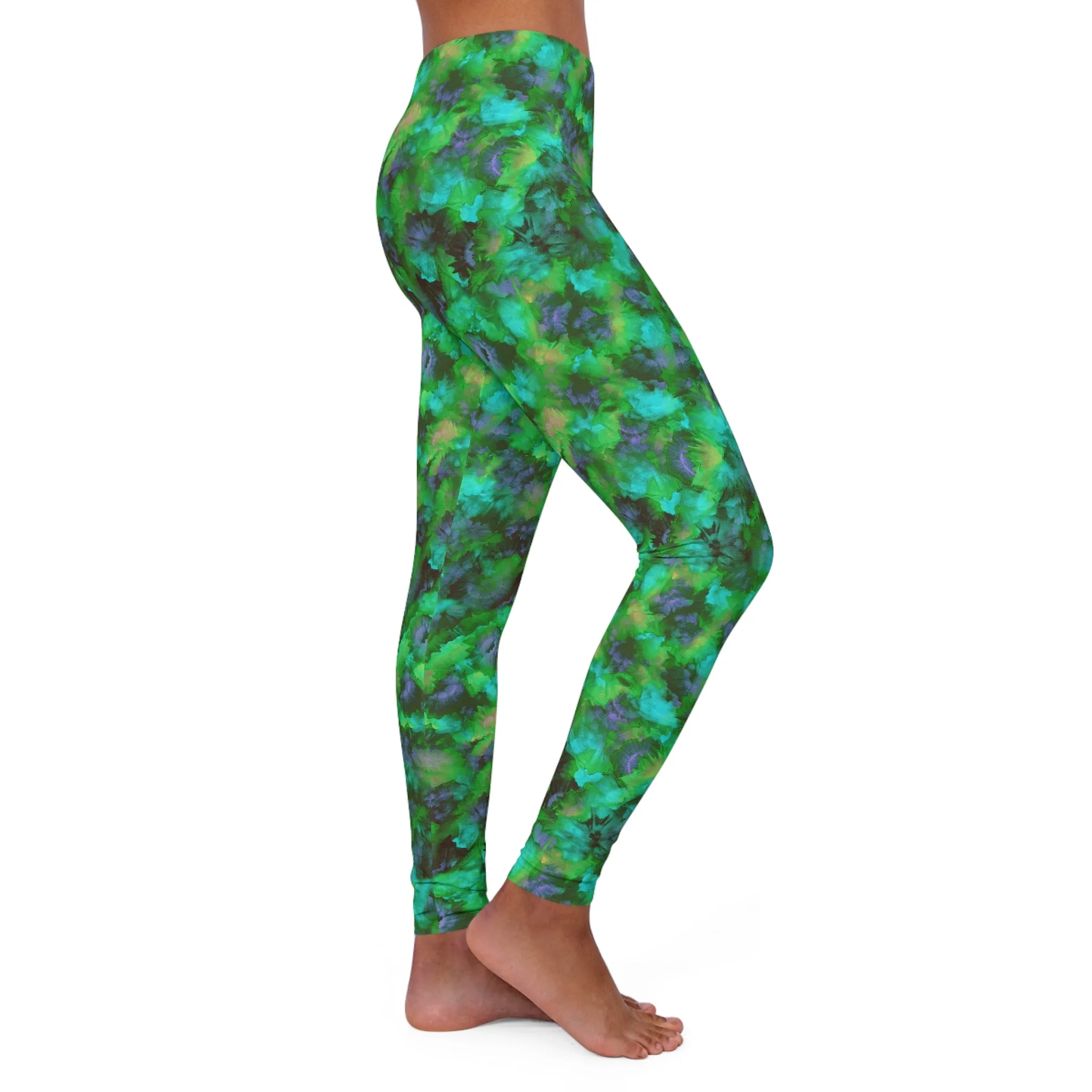 Women's Spandex Leggings - Nebula