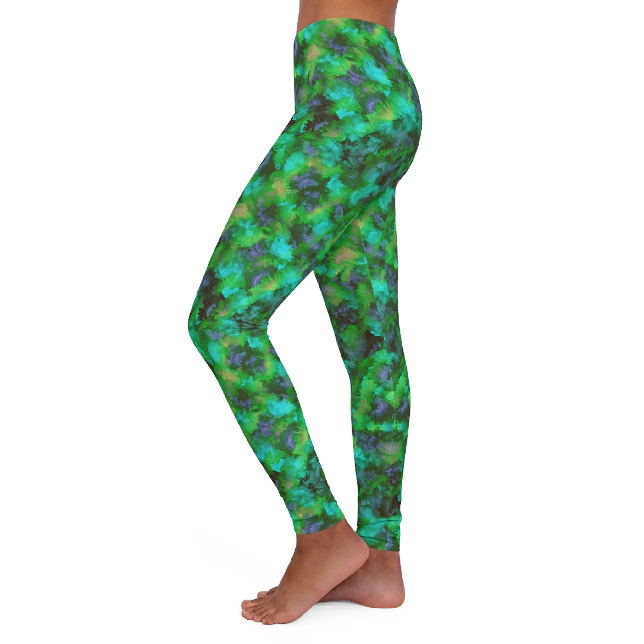 Women's Spandex Leggings - Nebula