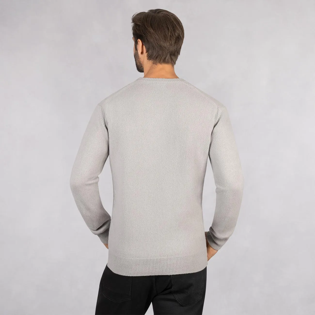 Wool Pullover Round Neck Men