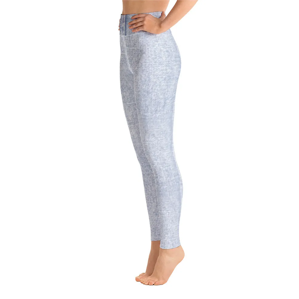 Yoga Leggings Denim Blue