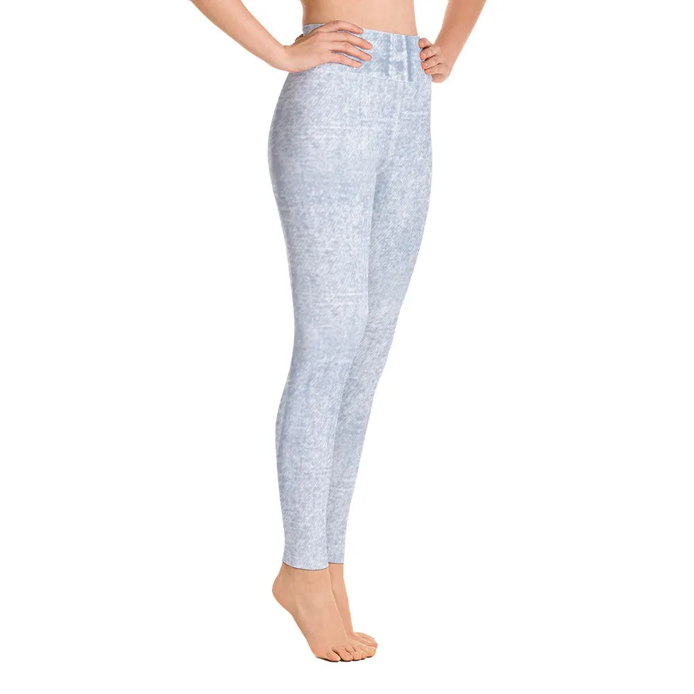 Yoga Leggings Denim Blue