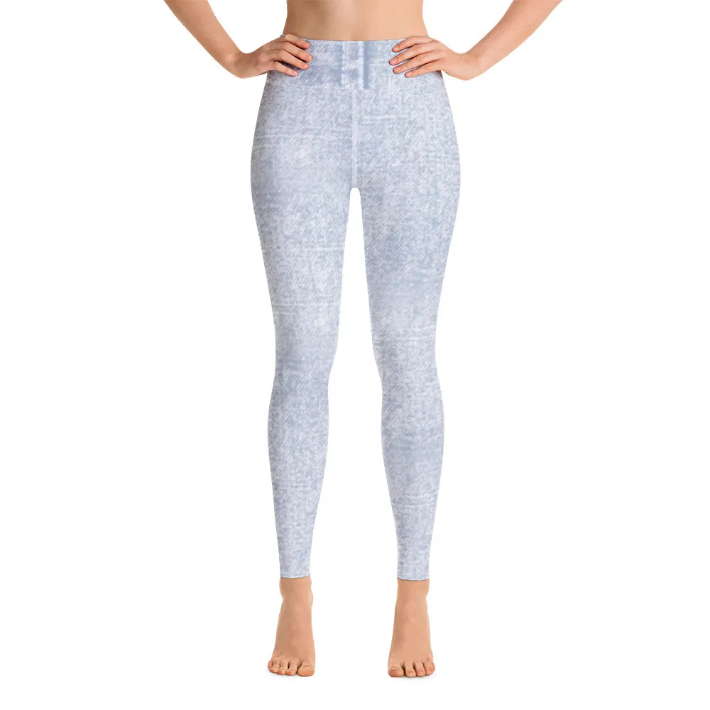 Yoga Leggings Denim Blue